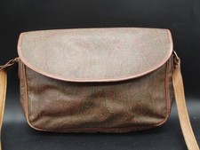 Borsa a mano vintage ETRO Milano stampa paisley multicolore con cinghie regolabili
