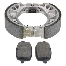 Set brake shoes brake pads for 4T China scooter Baotian Rex Tauris Zongshen