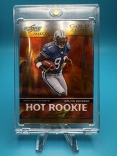 Calvin Johnson 2007 Score Select GOLD Zone Hot Rookie /50 RC NFL HOF Lions