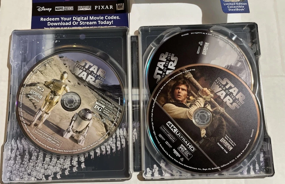 Star Wars: Return of the Jedi SteelBook (4K Ultra HD, Blu-ray, 1983) - Image 3 of 4