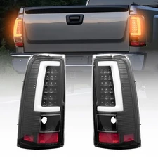 VEVOR Tail Light Assembly 2PCS Driver & Passenger Side LED Taillight with Bulbs