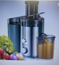 Qcen KS-500H Juicer Machine, 800W Centrifugal Juicer Extractor 3” Mouth - Green