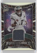 2020 Panini Spectra Fireworks Fabric Hyper Prizm 46/50 Alshon Jeffery #17 14md