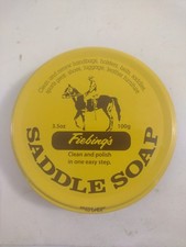 Fiebings 3.5 oz Saddle Soap Cleaner Preservative Satin Leather Boots Tack G2