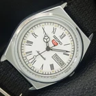 VINTAGE REFURBISHED SEIKO 5 AUTOMATIC JAPAN MENS ROMAN FIGURE WATCH a442651-1