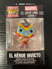 Pocket Pop! Llavero: Marvel Lucha Libre - Iron Man
