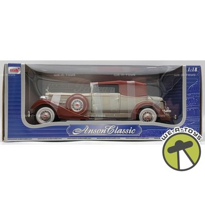 Anson Classic Collection Gray 1934 Packard Cabriolet Vehicle 1:18 Scale