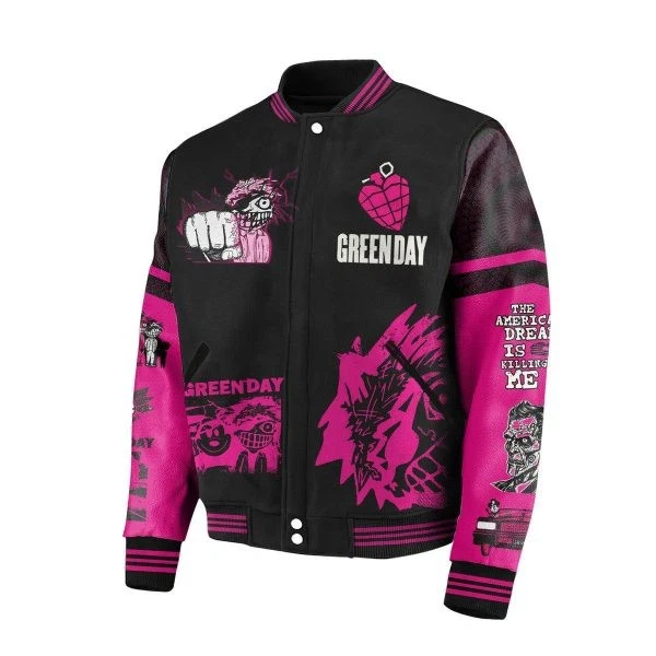 Green Day The American Dream Is Killing Me Baseball Jacket