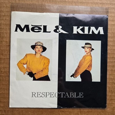 MEL & KIM Respectable DJ PROMO R&B SOUL 45 7'' Vinyl Record