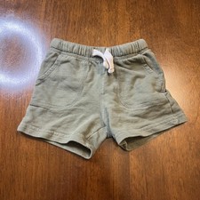 Carter's Baby Shorts 18M Olive Green Drawstring Pockets