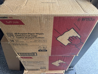 #ad #ad Cascades PRO W300 12 in. x 13 in. Tuff Job S300 Airlaid Wipers WT 16 CT New $79.00