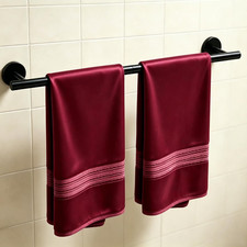 Brushed Nickel Towel Bar 24 Inch, 304 Stainless Steel Bathroom Towel Holder, Tow