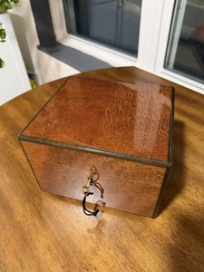 1980s Dunhill Elie Bleu Pipe Tobacco Cigar Humidor Tea Caddy UNIQUE RARE