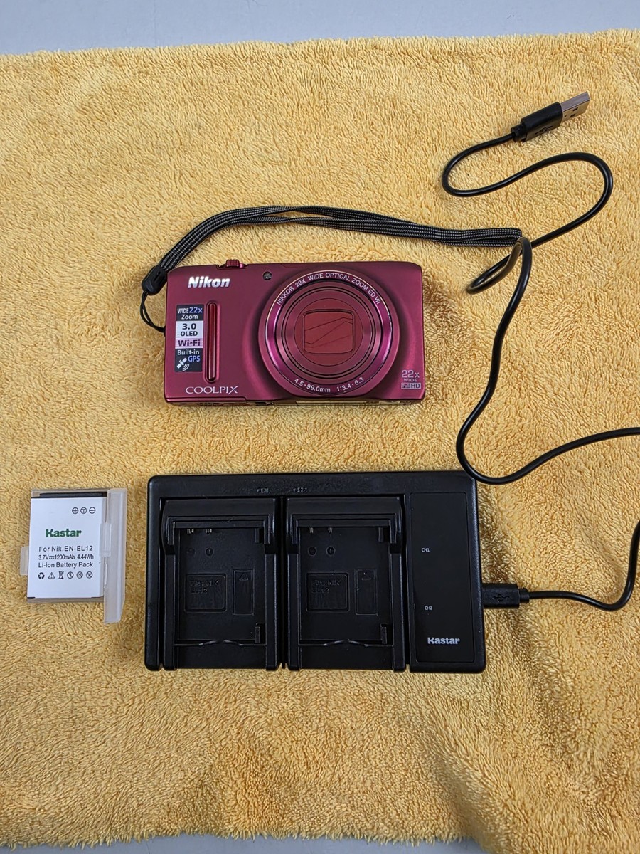 Nikon COOLPIX S9500 18.1MP Digital Camera - Red for sale online | eBay