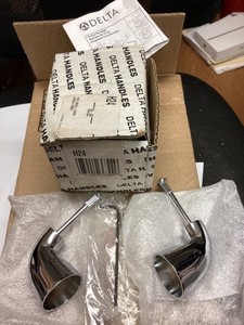 Delta H24 chrome lever handles FREE SHIPPING CONTINENTAL US