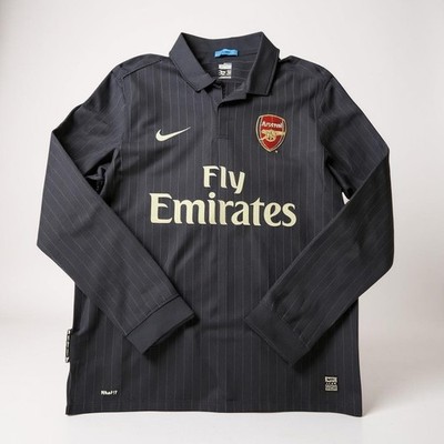 Nike Jersey Mens Large Navy Arsenal FC 2009-10 Away Football