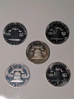 Lot Of 8 Franklin Proof Half Dollars