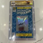 Spectacular Spider-Man #189 Marvel comics 6/92 Signed by Stan Lee CGC 9.0 Graded