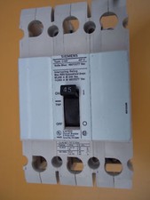 SIEMENS 3 POLE  CIRCUIT BREAKER TYPE CQD SIEMENS 3 POLE 45A