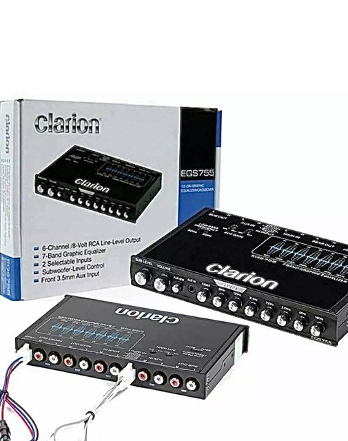Equalizers Clarion EQS755 Car Equalizer Gift Tool for sale online eBay