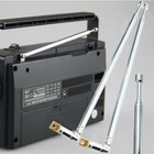 Full-Channel AM FM Radio Telescopic Antenna Replacement 63cm Length 4 Sections