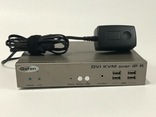 Gefen EXT-DVIKVM-LANR DVI KVM Over IP R (Receiver Only) - Afbeelding 1 van 3
