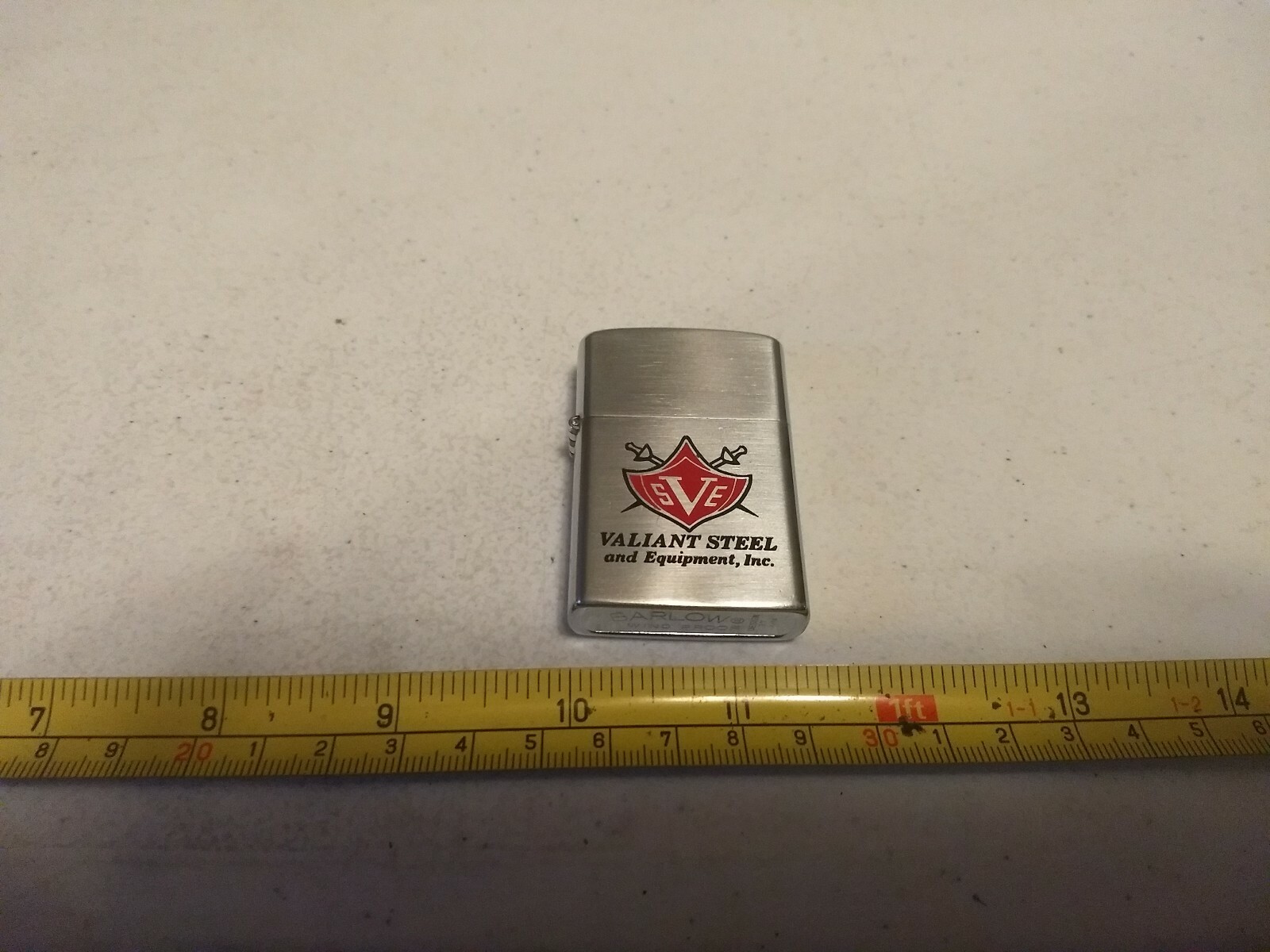 Vintage Valiant Steel & Equipment Inc Advertising Lighter
