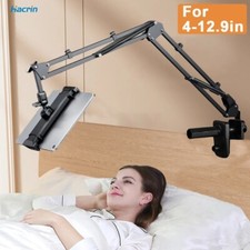 Tablet Holder For iPad Stand 360 Rotating Adjustable Bed Tablet Mount Stand For