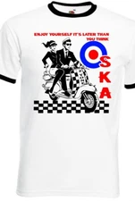 Ska Ringer T-Shirt Mod Bike Reggae The Specials Madness Selector 2-tone Beat
