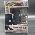 Funko Pop! Marvel Avengers Black Panther w/ Pin #1244 Amazon Exclusive