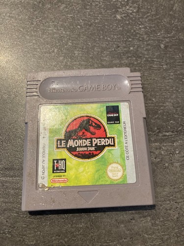 Jeu Jurassic Park - Game Boy (version PAL Française), Cartouche Seule, Bon état