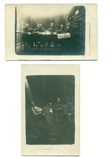 Romania, Carpathia, WW1, German soldiers and officers, 1917, Lot of 2 Photos