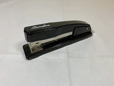 Swingline Model #444 Black Metal Desk Stapler Office Vintage