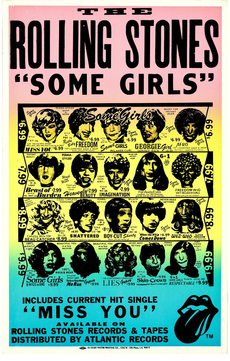 ROLLING STONES SomeGirls ポスター　ローリングストーンズ Shop The Rolling Stones - Some Girls 1978 Original Vintage Poster