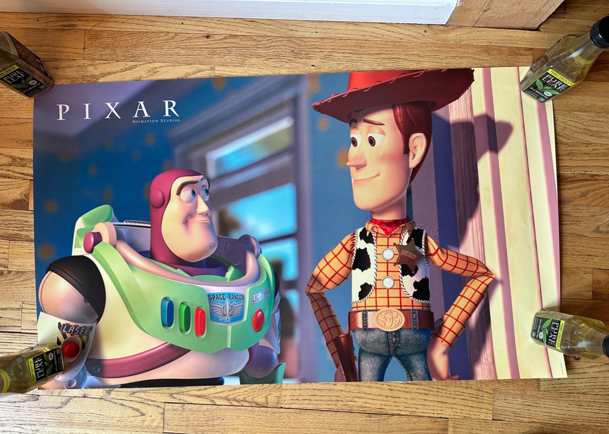 RARE Disney Pixar Toy Story 2 Buzz Woody Stock Holder Shares