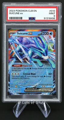 PSA 9 MINT Suicune ex CLB Holo Pokemon Classic Collection 2023 010