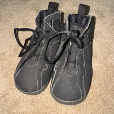 Nike Boys Air Jordan True Flight 343797-013 Black Basketball Shoes Sneakers 8C