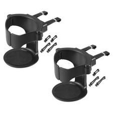2pcs Black Car Water Drink Cup Mount Holder Adjustable Air Vent Cup Holder Un...