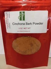 CINCHONA BARK POWDER  2 OZ  NATURAL PREMIUM QUALITY