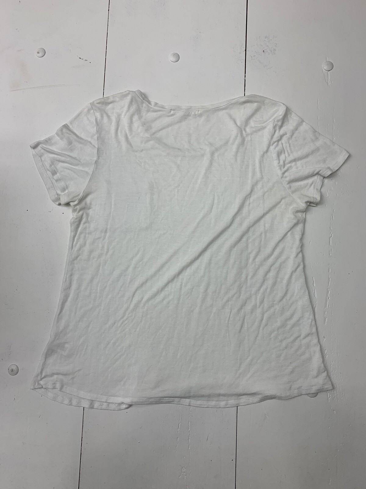 Active Basic Womens White Short Sleeve Shirt Size… - image 2