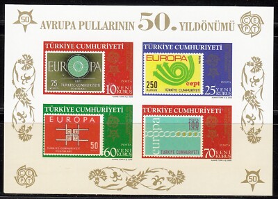 Türkei 2005 Turkey- 50 Jahre Europamarken (2006)/Avrupa Pullari, Bl.: 58 ** MNH