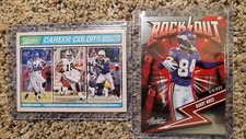 Randy Moss 2017 Career Colors/2023 Rock Out (2 Cards)