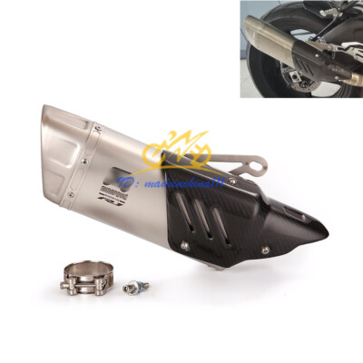 For Yamaha YZF R1 2015-2023 Exhaust Pipe Muffler Tips Slip On Stainless Steel