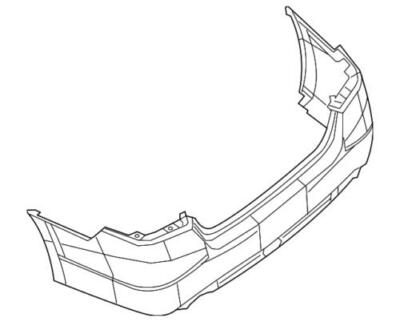 Genuine Nissan Bumper Cover 85022-9HS2H