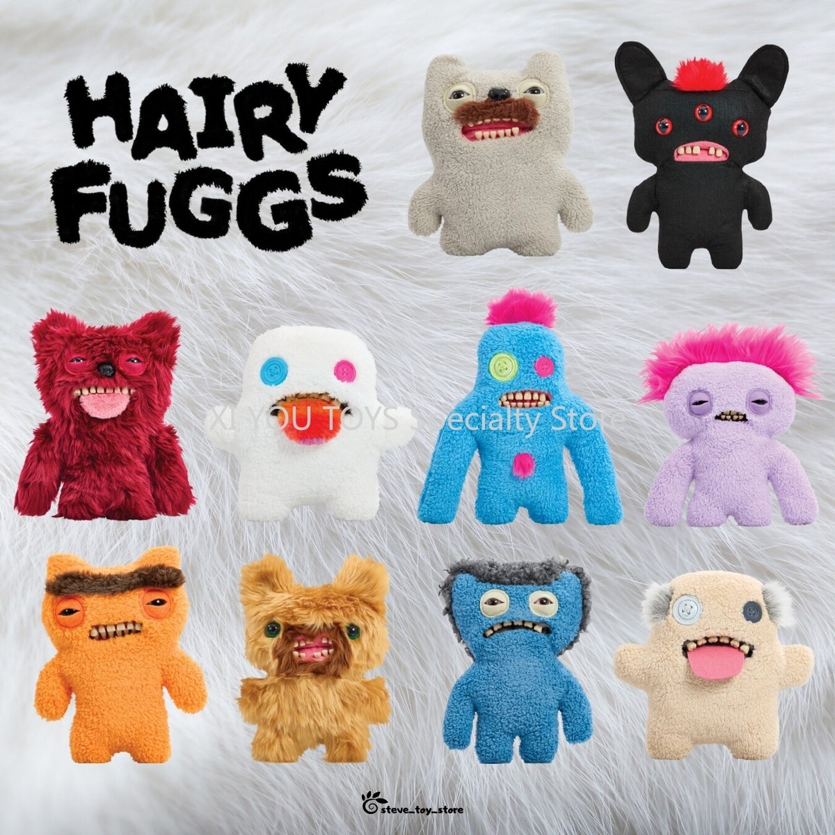 Zuru Fuggler Funny Ugly Monster Hairy Fuggs Series Tooth Monster