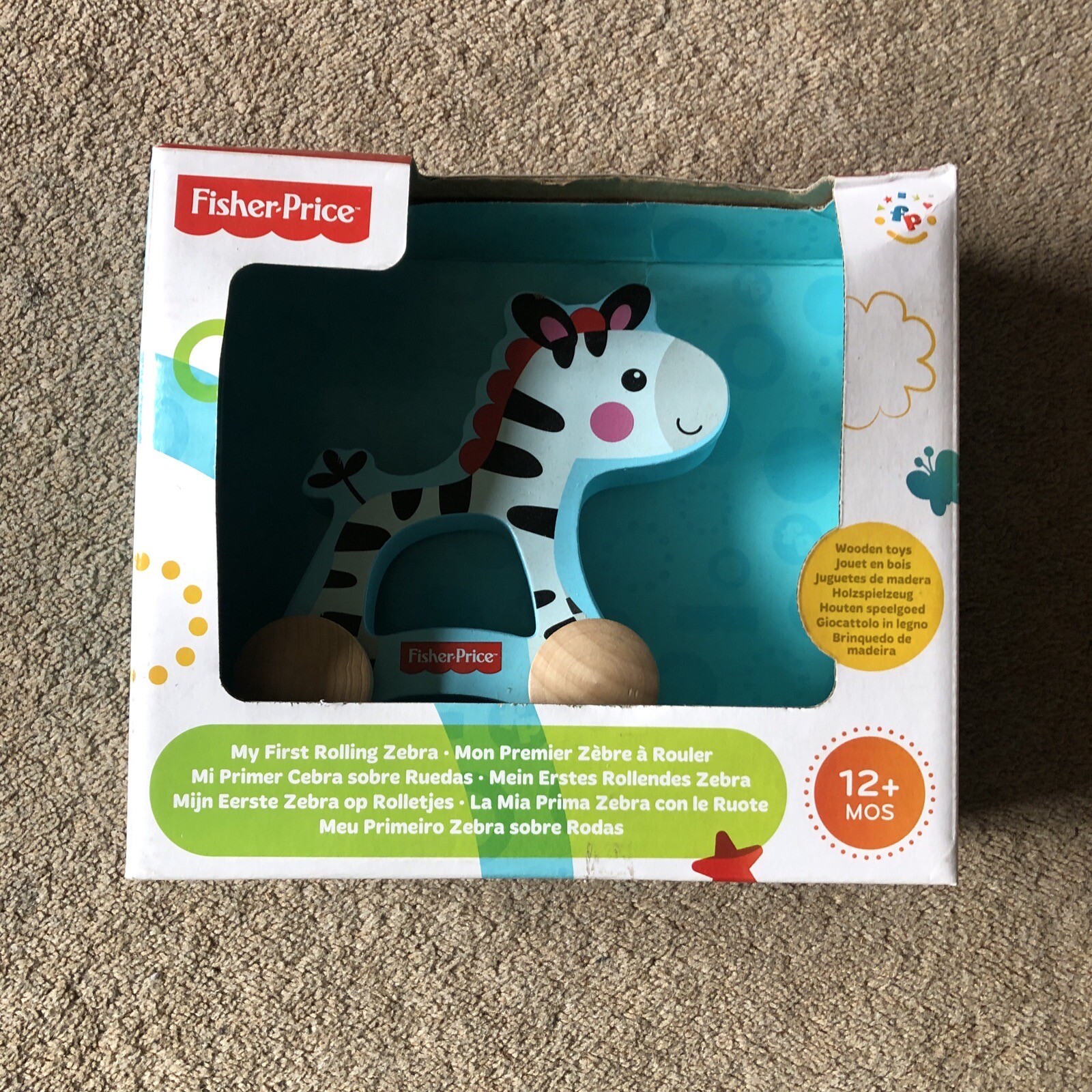 Fisher Price, My First Rolling Zebra