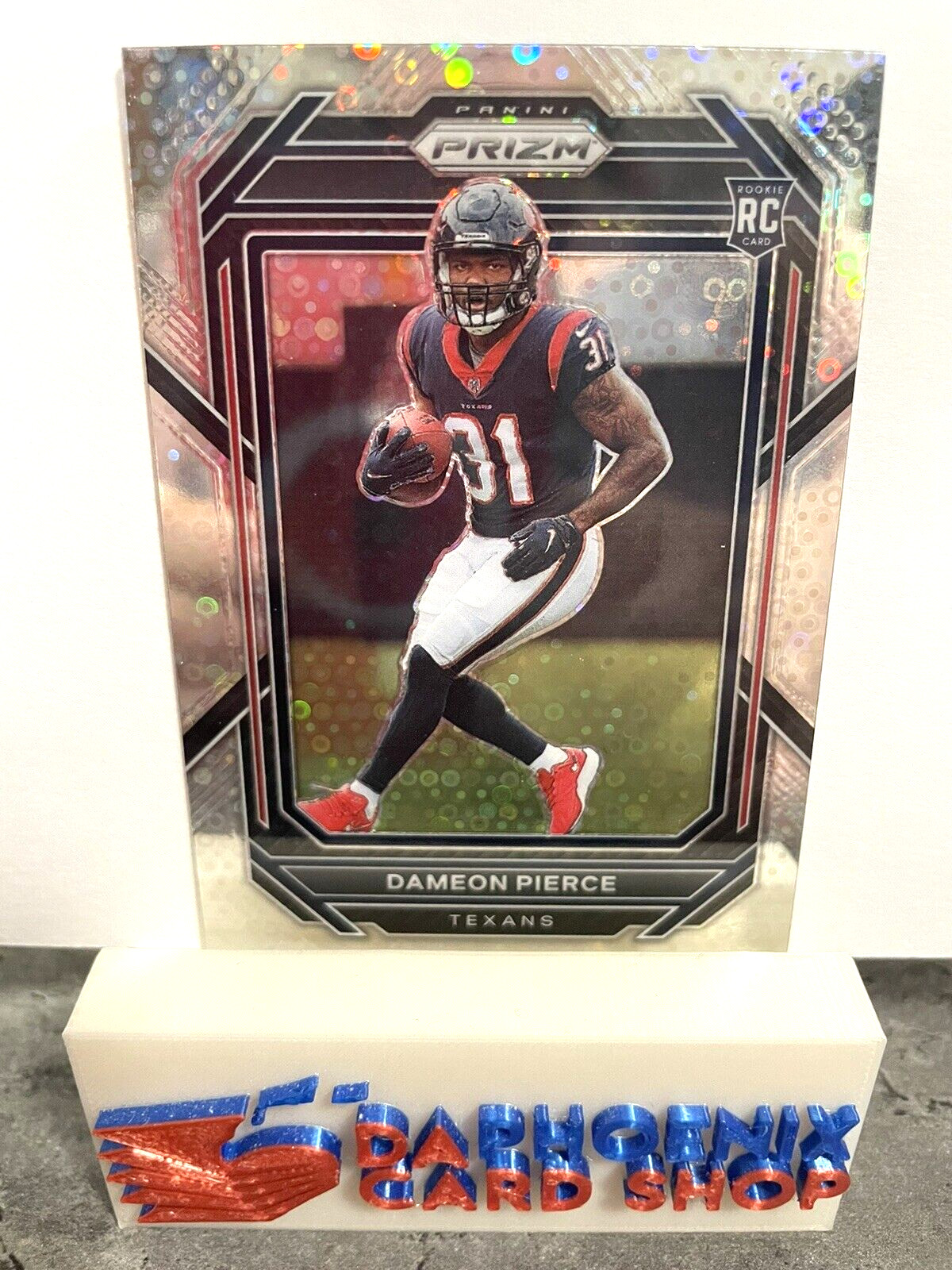 Dameon Pierce  Texans 2022 Panini Prizm No Huddle Prizm Rookie #322