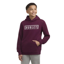 Hurley Boys X-Large 18/20 Fleece Pullover Hoodie Sweatshirt - Red