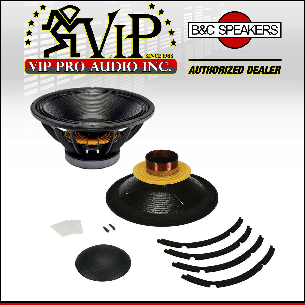 Recone kit B&C Speakers 12NDL88, 4 ohm, glue not included