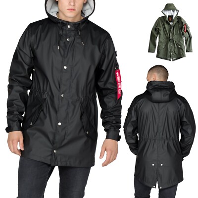 ALPHA INDUSTRIES Regen Mantel Jacke 
